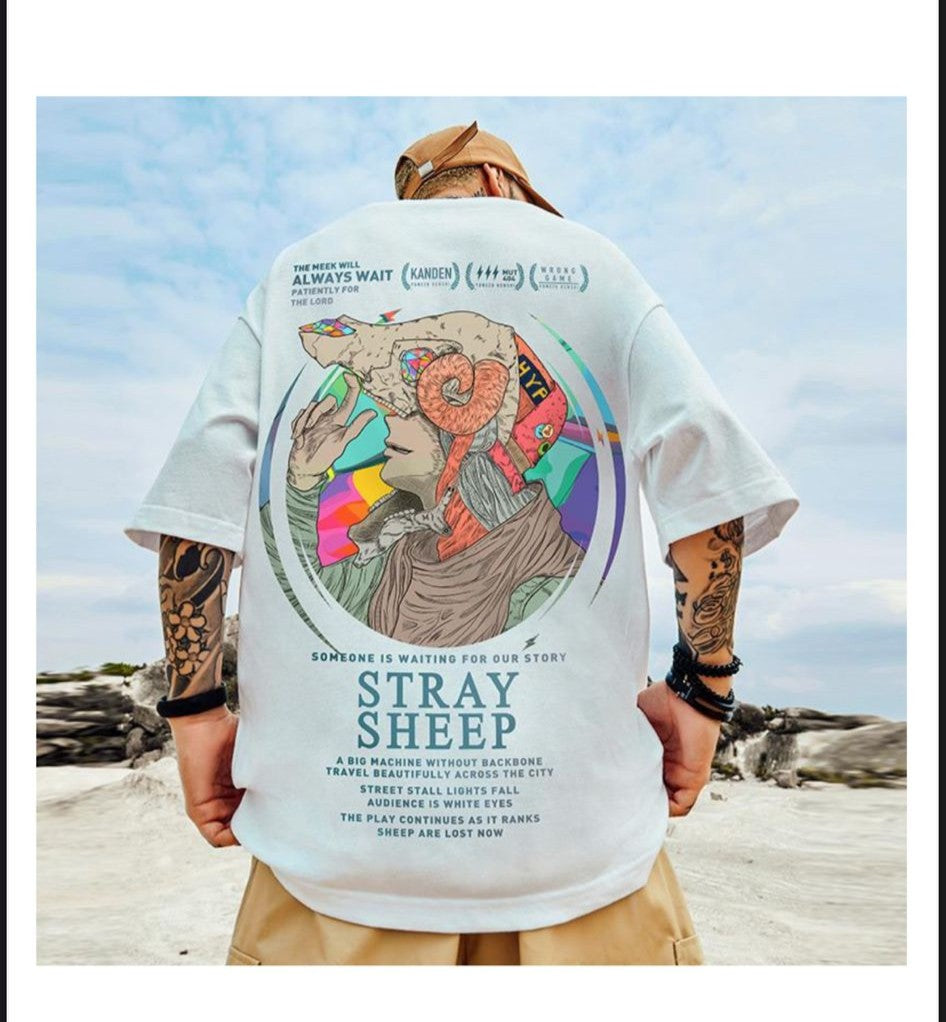 Unisex Oversized Graphic T-Shirt – Streetwear Collection